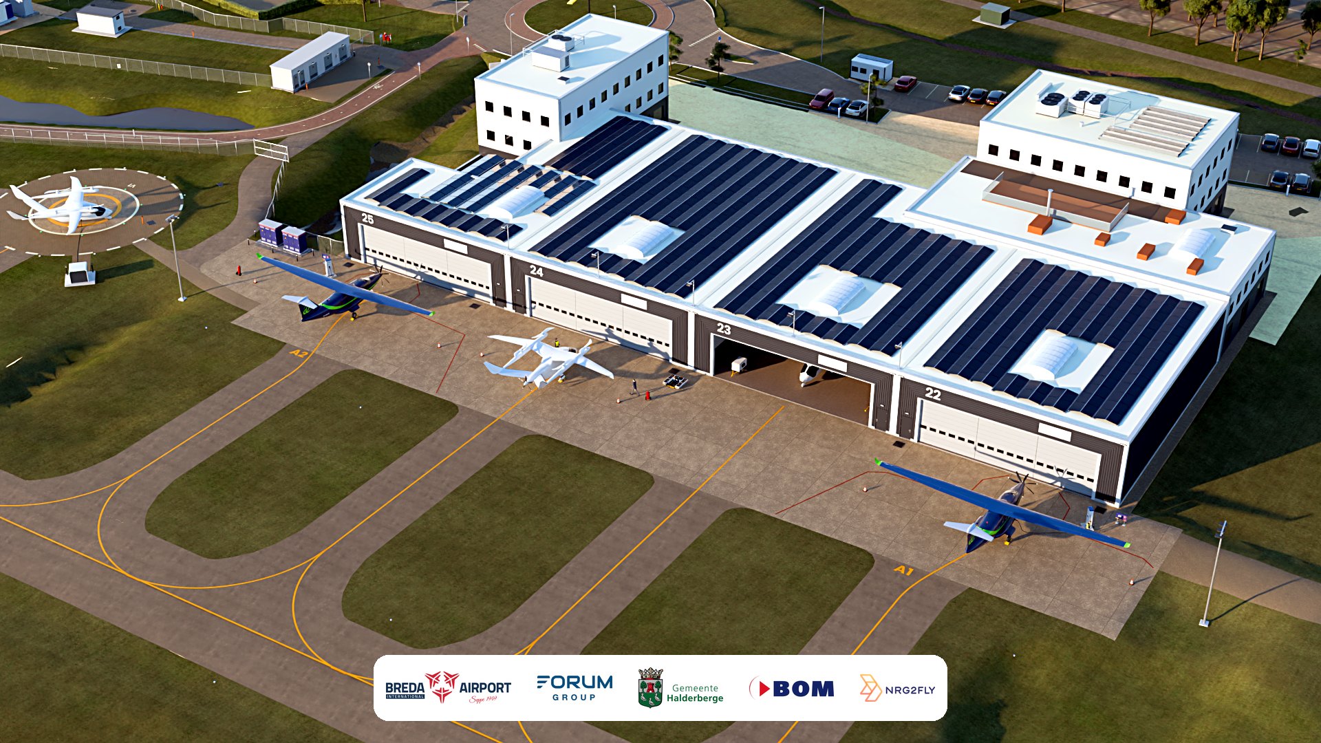 Breda International Airport explores charging facilities for electric aircraft, cars and trucks